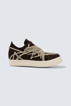 Rick Owens Sneakers Megalace aus Veloursleder