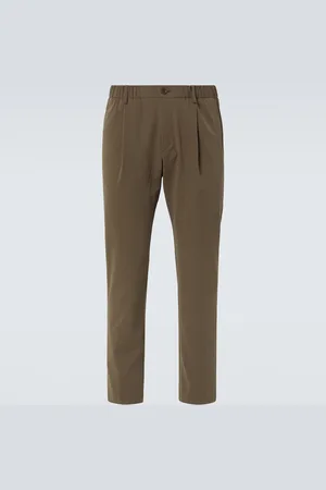 HERNO Gerade Hose aus Seersucker