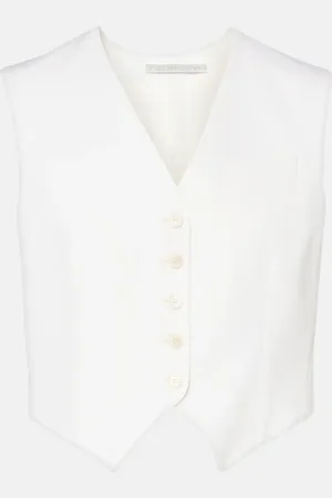 Stella McCartney Cropped-Weste aus Wolle