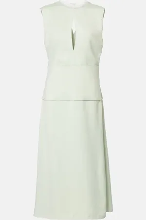 Jil Sander Midikleid aus Satin