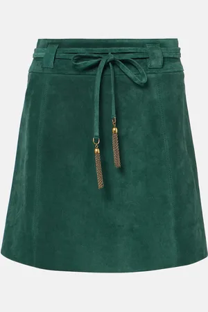 Chloé Chloé Minirock aus Veloursleder
