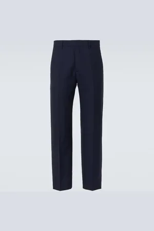 Ami Gerade Hose aus Schurwolle