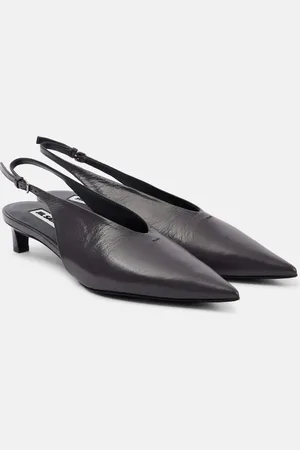 Jil Sander Slingback-Pumps aus Leder