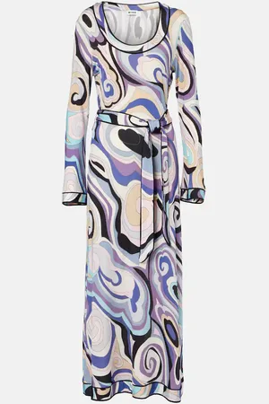 RIXO London Bedrucktes Maxikleid Vero