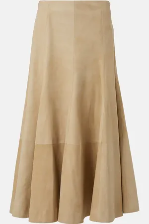 Khaite Midirock Lenno aus Veloursleder