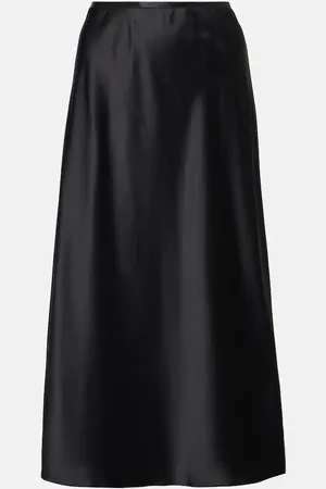 Max Mara Midirock Carnet aus Seidensatin