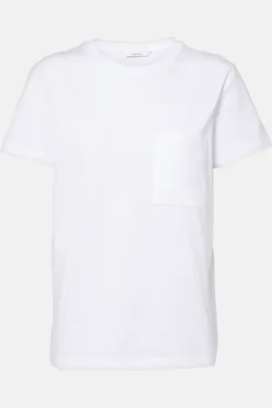 Max Mara T-Shirt Papaia aus Baumwoll-Jersey