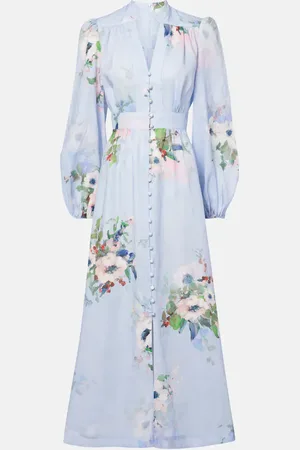 ZIMMERMANN Midikleid Everley aus Leinen