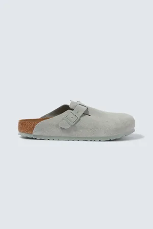 Birkenstock Slippers Boston aus Veloursleder