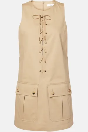 Chloé Chloé Minikleid aus Baumwollsatin