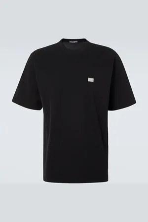 Dolce & Gabbana T-Shirt aus Baumwoll-Piqué