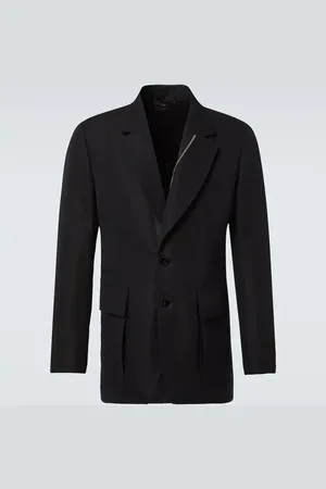 Tom Ford Jacke aus einem Baumwollgemisch mit Leder