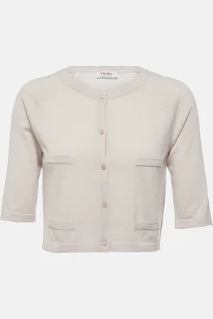 Max Mara Cropped-Cardigan aus Wolle