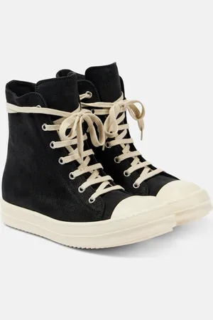 Rick Owens High-Top Sneakers Sneaks aus Canvas