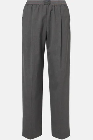Miu Miu Gerade Hose aus Schurwolle