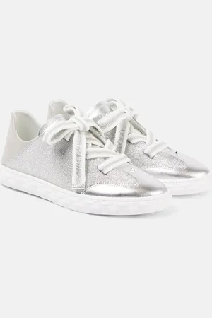 Jimmy Choo Sneakers Diamond Light Flex/F mit Metallic-Leder