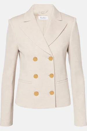 Max Mara Blazer Alabama aus Baumwolle und Wolle