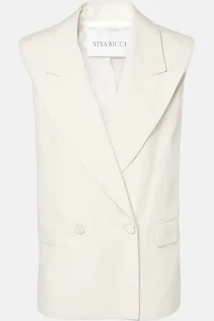 Nina Ricci Weste aus Baumwoll-Canvas