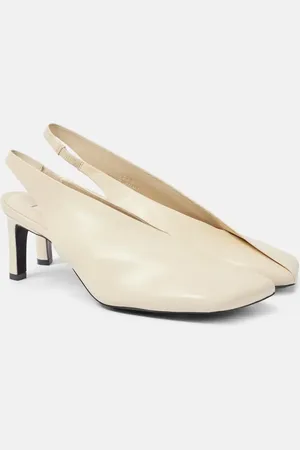 Jil Sander Slingback-Pumps aus Leder