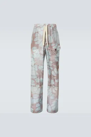 DRIES VAN NOTEN Weite Hose aus Seide