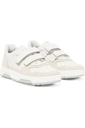 Brunello Cucinelli Sneakers aus Leder mit Veloursleder