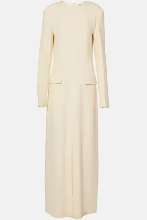 Totême Maxikleid Pocket aus Crêpe