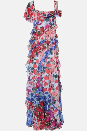 Carolina Herrera Robe aus Chiffon