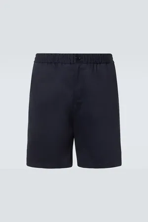 Ami Shorts aus Baumwollsatin