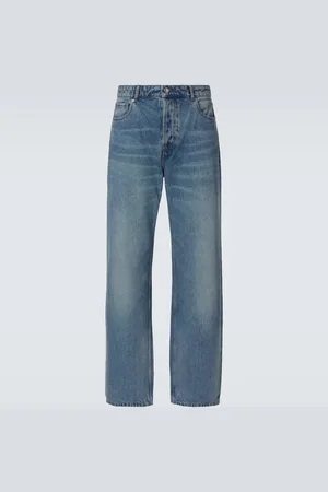 Ami Mid-Rise Wide-Leg Jeans