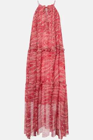 Marant Etoile Midikleid Alita aus Chiffon