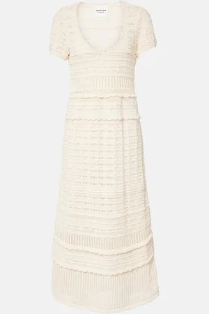 Marant Etoile Midikleid Aurore aus Baumwolle