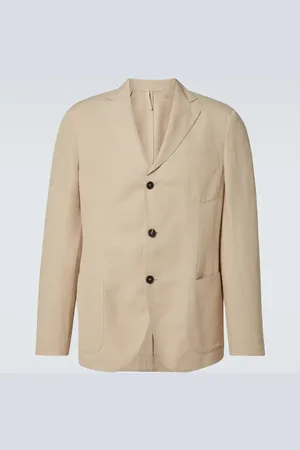 Incotex Blazer aus Leinen und Baumwolle