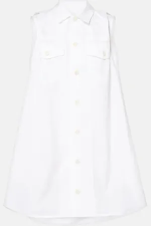 SACAI Minikleid aus Popeline