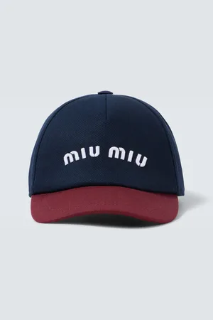 Miu Miu Baseballcap aus Baumwoll-Drill