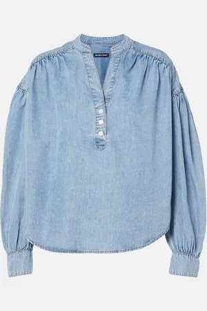 VERONICA BEARD Bluse Kylie aus Denim