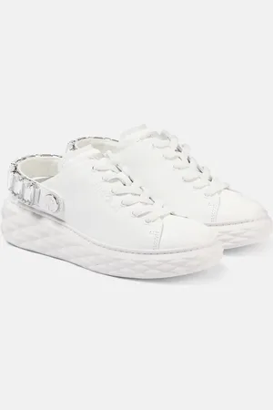 Jimmy Choo Verzierte Sneakers Diamond Maxi aus Leder