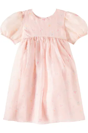 BONPOINT Bedrucktes Kleid Elmae aus Seide
