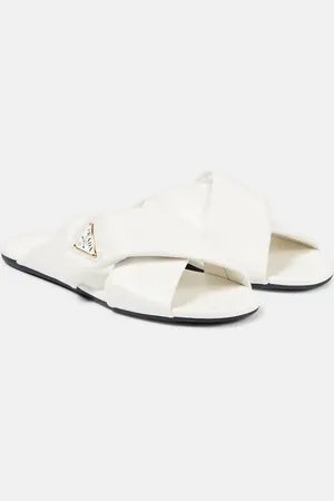 Prada Pantoletten aus Leder