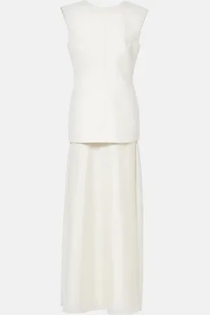 Rohe Róhe Robe aus einem Wollgemisch mit Seide