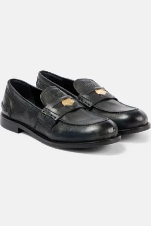 Miu Miu Loafers aus Leder