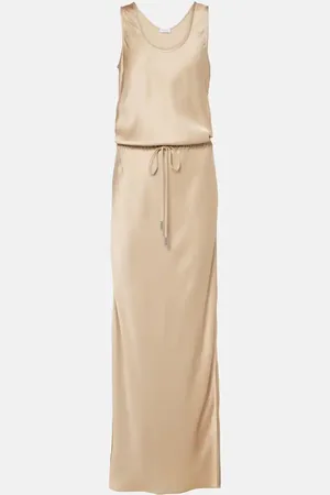 Brunello Cucinelli Maxikleid aus Satin