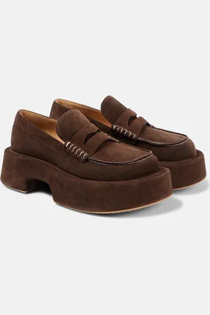 J.W.Anderson Plateau-Loafers aus Veloursleder