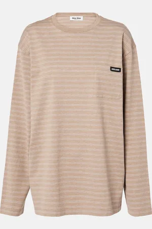 Miu Miu Top aus Baumwoll-Jersey