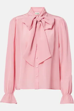 RIXO London Schluppenbluse Wilhelmina aus Seide