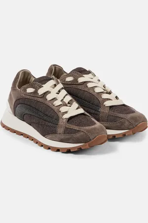 Brunello Cucinelli Sneakers aus Veloursleder