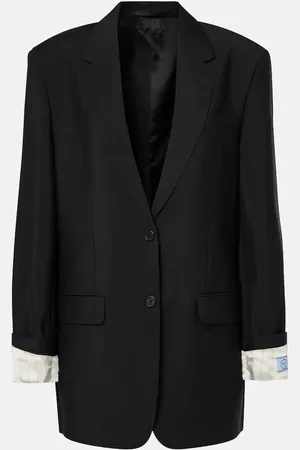 Prada Blazer aus Mohair und Wolle