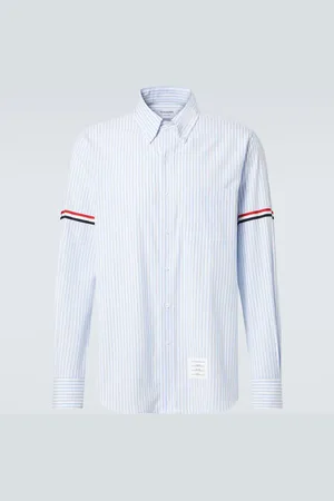 Thom Browne Hemd RWB Stripe aus Baumwolle