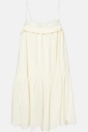 Chloé Chloé Minikleid aus Seide mit Spitze