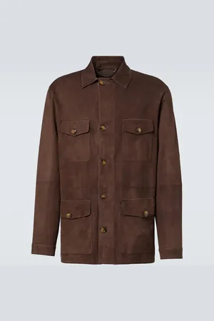 CANALI Feldjacke aus Veloursleder