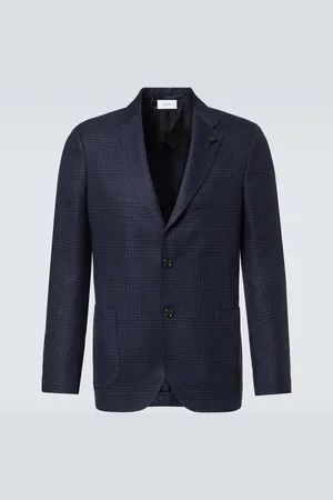 LARDINI Blazer aus Baumwolle und Leinen